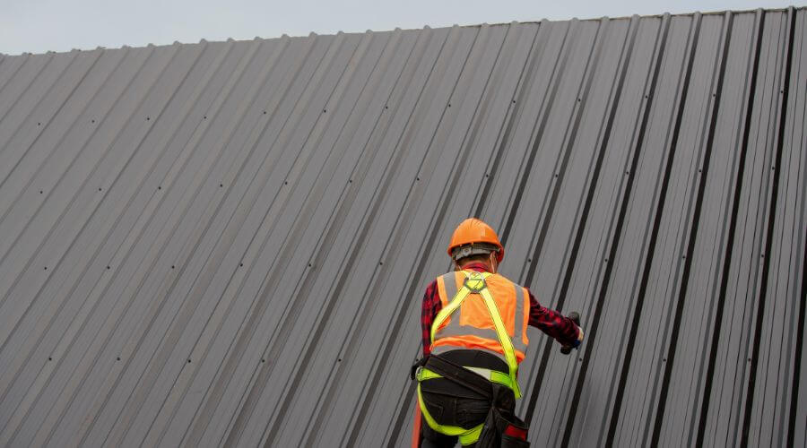 Professional metal roof installation services in Prairie, MS